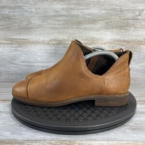 Timberland Women's Mirrorfit Brown Leather Ankle Boots Size 9 M